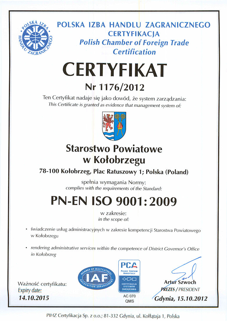 certyfikat ISO 01