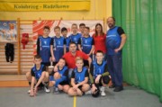 Reprezentacja SP 6 UKS OPP Kołobrzeg ze sponsorem strojów sportowych