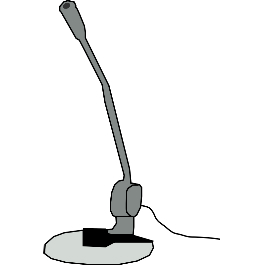mikrofon stacjonarny, rysunek - Kliknięcie w obrazek spowoduje wyświetlenie jego powiększenia