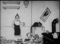 Animated GIF from the 1919 Feline folies by Pat Sullivan.gif