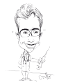 Caricature of Leonardo Ferreira Fontenelle.svg