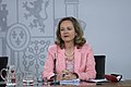 (Calviño) 2018-07-20, Consejo de Ministros- Celaá, Calviño y Montero.jpg