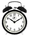 2010-07-20 Black windup alarm clock face SVG.svg