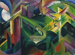 Franz Marc: Deer in a Monastery Garden