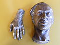 BLW Chopin's hand and deathmask.jpg
