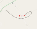 2012 Carterton HAB crash map.png