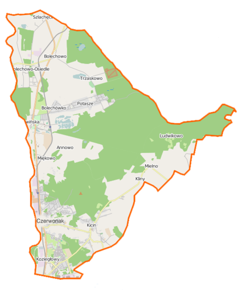 File:Czerwonak (gmina) location map.png