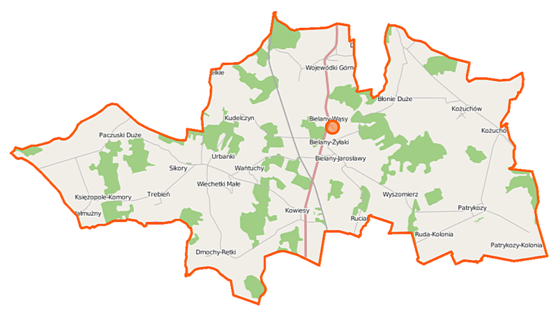 File:Bielany (gmina) location map.png