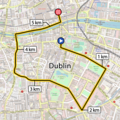 1998 Tour de France, Prologue map.png
