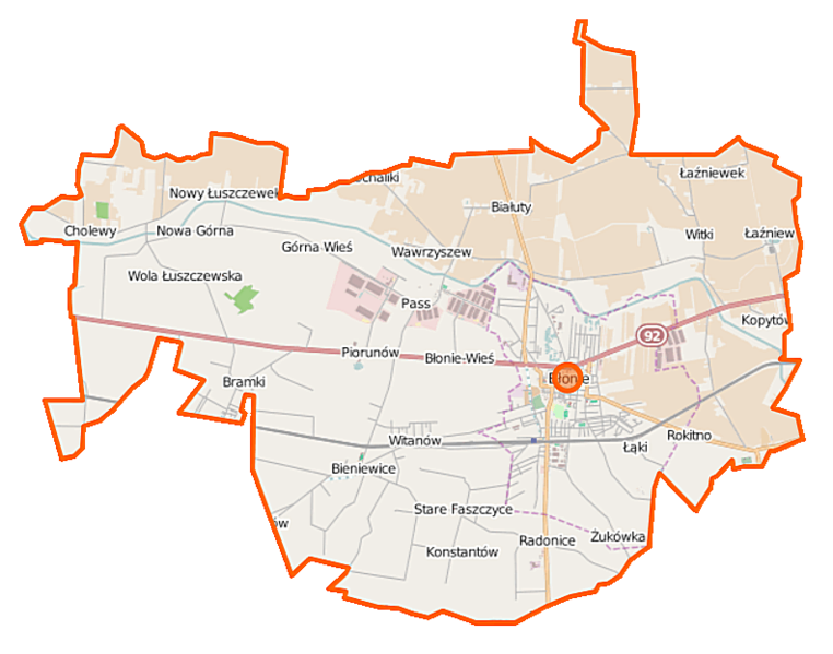 File:Błonie (gmina) location map.png