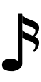 1-16 note semiquaver (music).svg