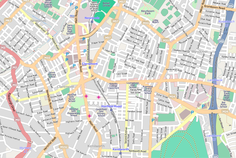 File:Claremont OSM map.svg