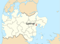 Denmark Central Jutland location map -Lystrup.png