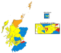 2017UKelectionMapScotland cy.svg