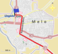 Últimos kilómetros de la segunda etapa de la Doble Melo 2014.png