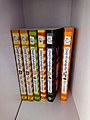 Diary of a Wimpy Kid copies on a book shelve.jpg