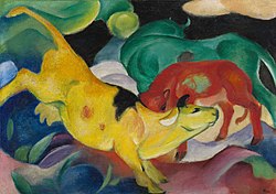 Franz Marc: Cows Red Green Yellow