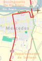Tercera etapa de la Vuelta Ciclista Chaná 2015. Paso por Mercedes.png
