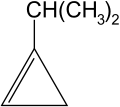 1-isopropylcyclopropene.svg