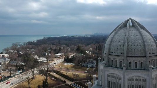 File:Baha'i Temple -- Wilmette , IL -- Drone Video (DJI Spark).webm