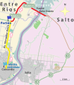 Primeros kilómetros de la cuarta etapa del Giro por la Hermandad 2014.png