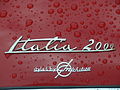 1959 Triumph Italia 2000 in Morges 2013 - Italia 2000 styled by G. Michelotti boot logo.jpg