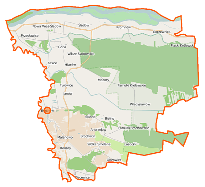 File:Brochów (gmina) location map.png