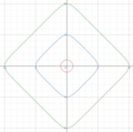 Circles in Lobachevsky hyperbolic coordinates.png