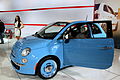 "14 - ITALIAN urban classic city car - Fiat 500 at the 2014 New York International Auto Show - turchese 1955.jpg