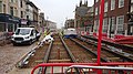 First Tram Tracks on Talbot Road, Blackpool.jpg