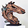 'Mischief' a horse bust sculpture by Janko De Beer.jpg