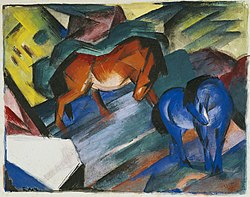 Franz Marc: Red and Blue Horses