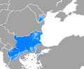 Distribution of Bulgarian language in the Balkans and surrounding areas.png