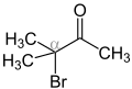 3-Brom-3-methyl-2-butanon.svg