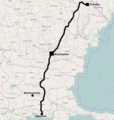 Α23 connection with Balkan Map.png