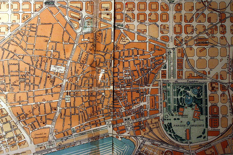 File:Barcelona - planol ciutat vella 1860.jpg