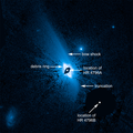 Hubble image of dust structure surrounding the young star HR 4796A.png