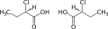 2-Bromobutyric acid Enantiomers Structural Formulae.svg
