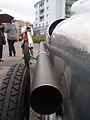 1923 Aston Martin Razor Blade team car in Morges 2013 - Side pipe.jpg