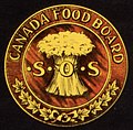 "CANADA FOOD BOARD S 0 S" seal detail, Waste not want not WWI poster (cropped).jpg
