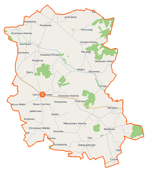 File:Czernice Borowe (gmina) location map.png