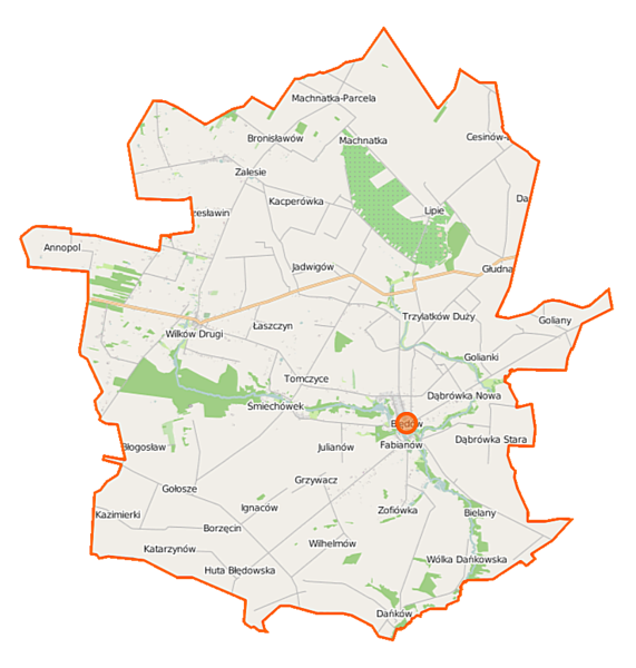 File:Błędów (gmina) location map.png