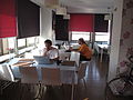 Poznan, Czech Wikimedians working.JPG