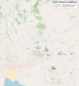 2020 Arizona wildfires map.png