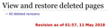 Screenshot of Enterprisey's userscript undelete-backlink being used.png