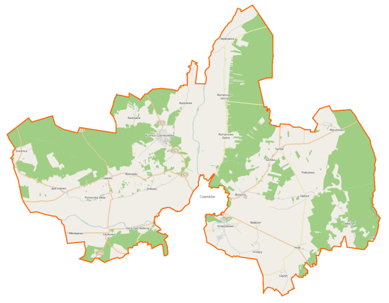 File:Czarnków (gmina wiejska) location map.png