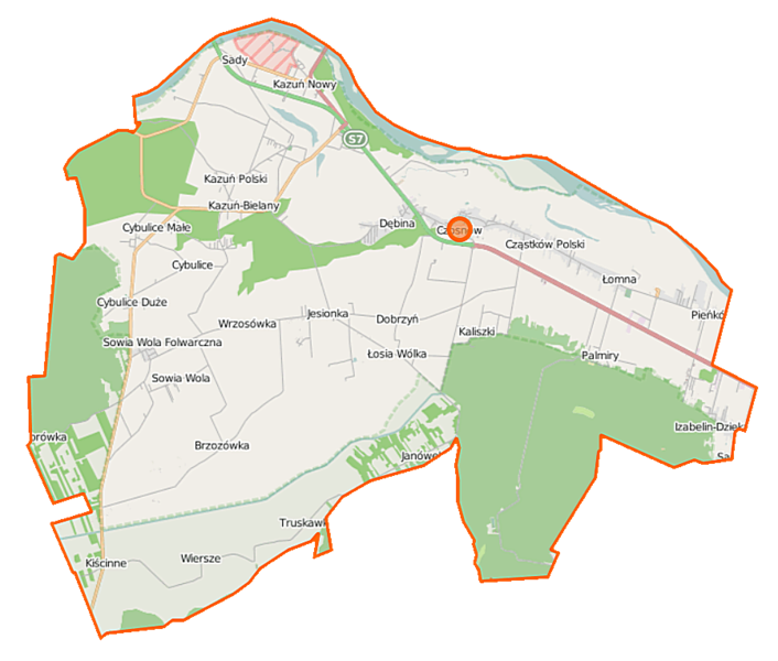 File:Czosnów (gmina) location map.png
