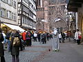 'living statue' Strasburg Christmas Market2.JPG