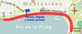 Circuito urbano en la avenida Rambla de Montevideo, entre Ejido y el Parque Rodó.png