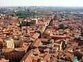 Bologna the red, seen from the top of the Tower, Bologna, Italy.JPG
